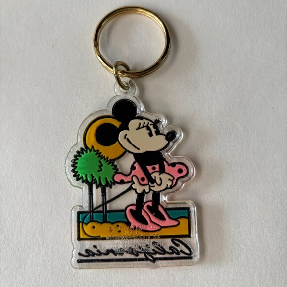 Vintage Minnie Mouse California Keychain - Picture 3 of 4